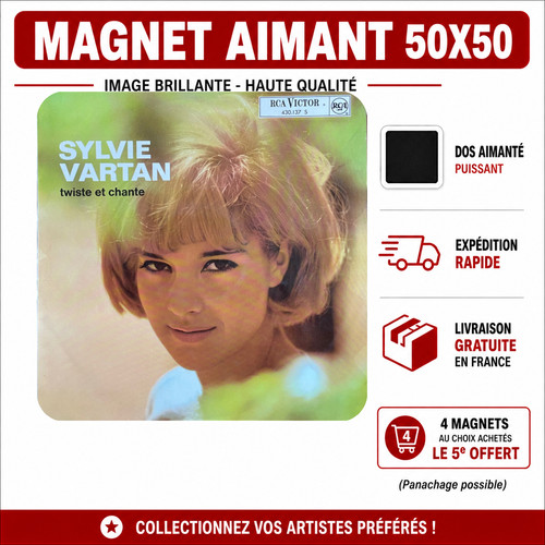 Magnet sylvie vartan twiste - sylvie,