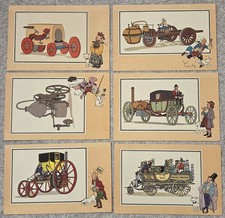 HERGE TINTIN 6 Chromos Voir et