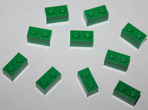 Lego green brick - x, ref