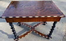 Table bureau marqueté de - marqueté,