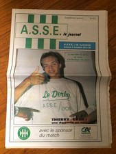 Programme ASSE le journal n°63  )) ST ETIENNE V OL LYON- Saison 1992/93