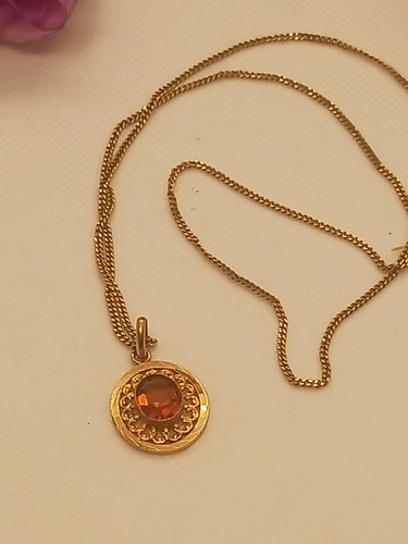 Collier pendentif plaqué - ,
