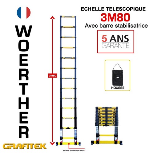 Echelle télescopique m - echelle,