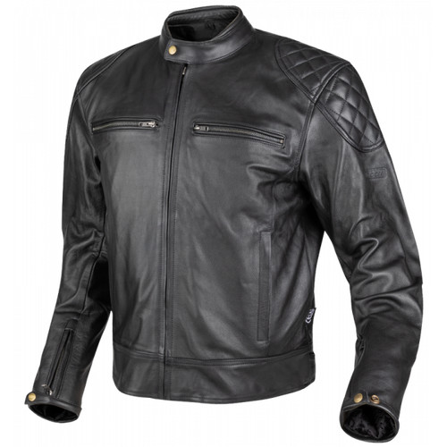Veste homme moto 100 cuir - homme, 100%