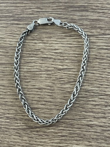 Ancien bracelet gourmette en - ,