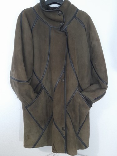 Manteau long shearling giorgio - manteau,