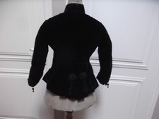 Veste en velours, fin XIXème siècle début XXème siècle