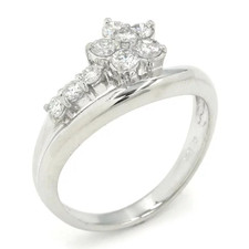 Bague Argentée En Platine