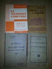 lot de 4 livres COMMERCE ET