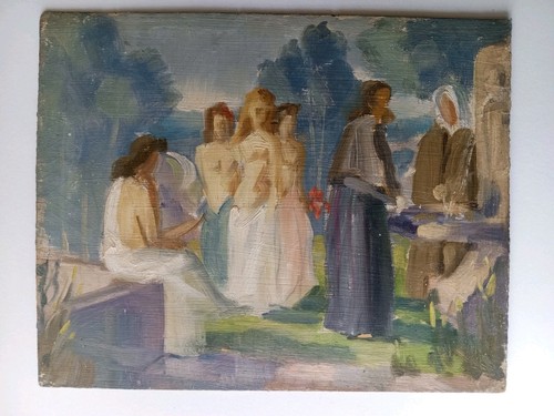 Tableau peinture huile - tableau, l'huile.