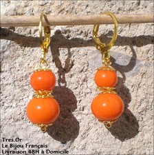 Boucles oreille perles - boucles, de