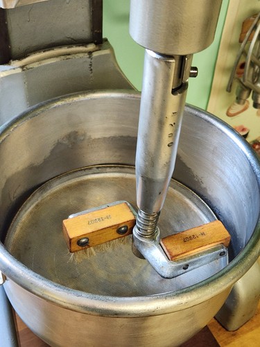 Vintage hobart soup strainer - hobart,