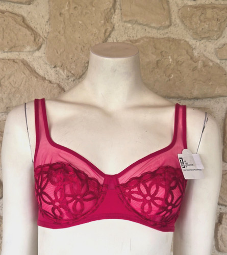 Soutien gorge rouge sangria