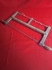 Ancienne scie à main en bois Objet De Métier 