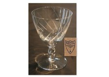 BAYEL verre de table ancien en