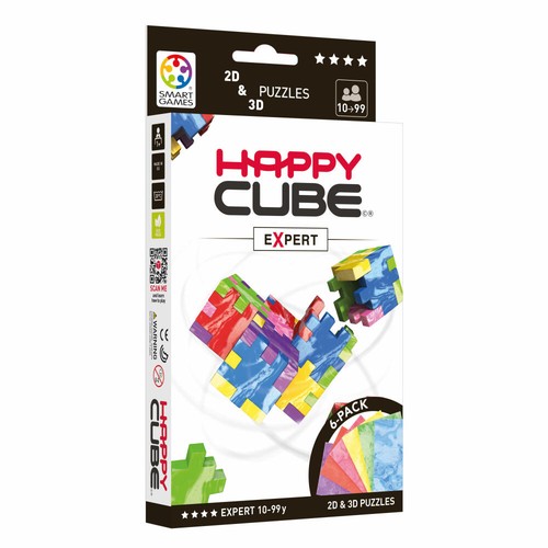 Happy cube puzzle - happy,