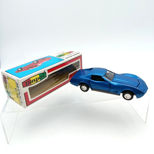 Voiture corvette stingray bleu - corvette,