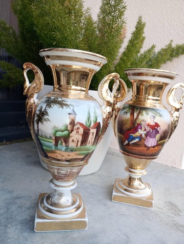 Paire vases empire - de,