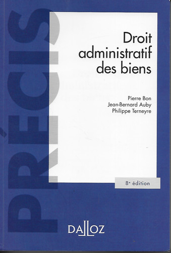 Droit administratif des biens - droit,