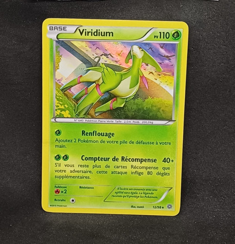 Carte pokémon viridium 98 - carte,