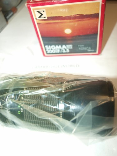 200mm sigma new - sigma, minitel