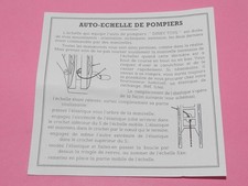 DINKY TOYS 32D Auto Echelle Delahaye notice pour montage élastique