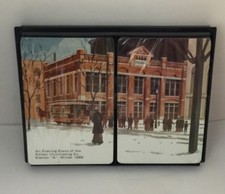 2 Decks Vintage 1969 Evening Edison Illuminating Co Playing Cards SEALED w/ Case