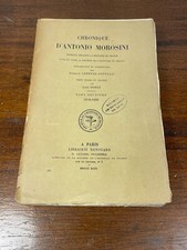 Livre chronique antonio - chronique, d'antonio
