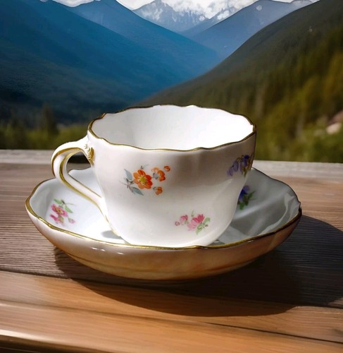 Tasse moka porcelaine - en, de