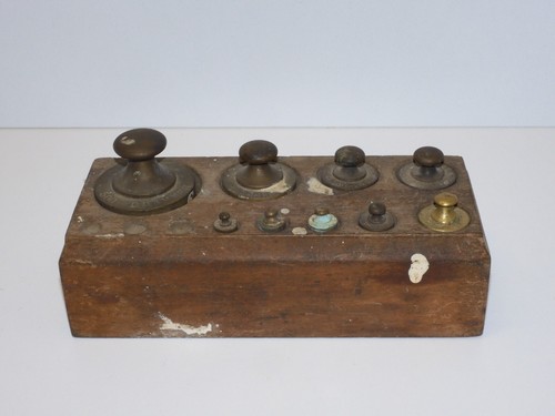 Ancienne boite poids pour - -ancienne,