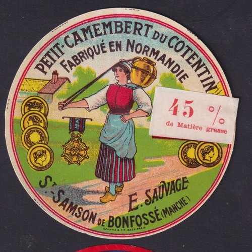 Ancienne petite étiquette