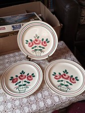 3 assiettes plates Moulin des