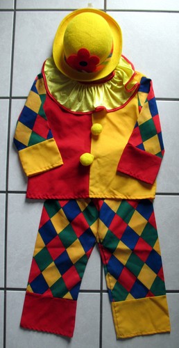 Déguisement clown arlequin - déguisement,
