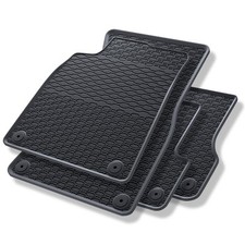 Tapis de sol caoutchouc pour Audi A6 C7 Avant, Berline (2011-2018) noir 4p