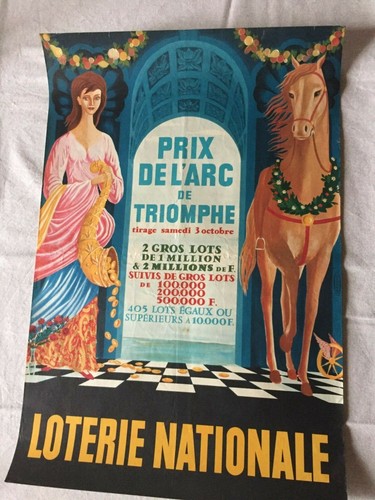 Affiche loterie nationale - loterie,