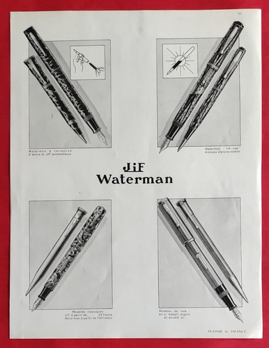 Publicité presse 1938 - de,