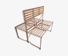 banc de jardin dos à dos en