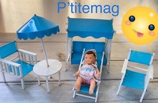 Lot ancien mobilier de jardin