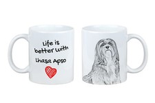 Tasse Lhasa Apso Avec Chien