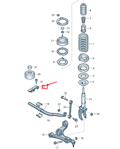 Touareg mk2 collier de - 7p,
