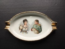 Cendrier Porcelaine France F.D. Napoléon et josephine