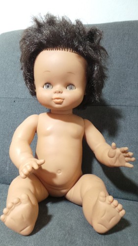 Ancienne poupée métisse - ancienne,