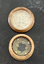 Ancien Reliquaire Cheveux Et Ceinture Du Curé De Neuville Pierre Chap