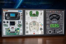 SEGA Console Teardown Art