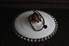 Suspension ancienne en opaline