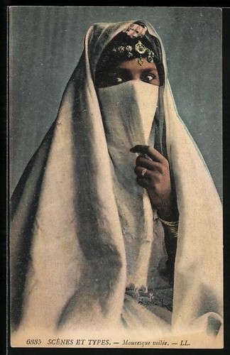 Voile mauresque femme arabe - mauresque,,