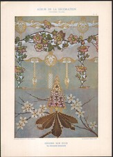 1900 Lithographie Art nouveau