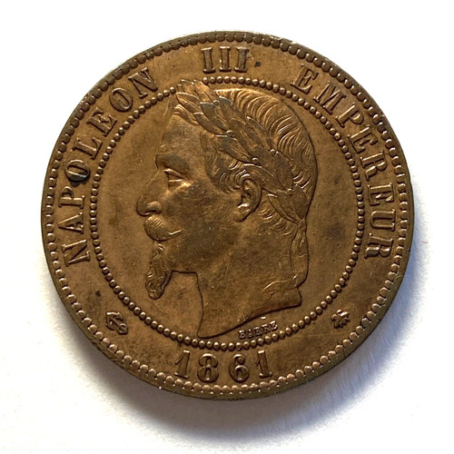 9938 centimes 1861 a - -, 10