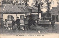 CPA 76 CHARLES PERDOUX BOUILLEUR DE CRU A RY DISTILLATION A DOMICILE