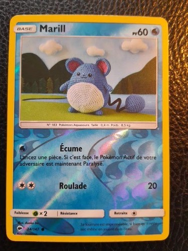 Carte pokémon marill - carte,